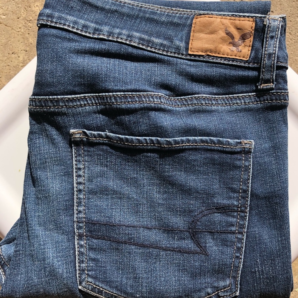 American Eagle Straight Jeans- GUC! 12 R